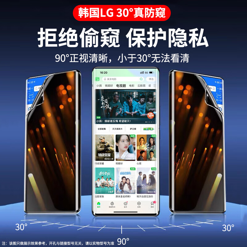 适用iqooneo7水凝膜vivoiqooneo5活力版手机膜7se高清覆盖neo5se爱酷ipoo5s防窥保护软贴膜iq7全屏vivo全包 - 图2