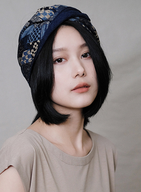 高岭之花日本和风纯棉男女发带