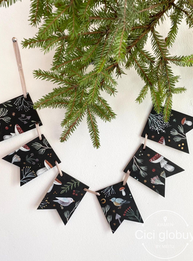 木制装饰北欧手工手绘墙面装饰