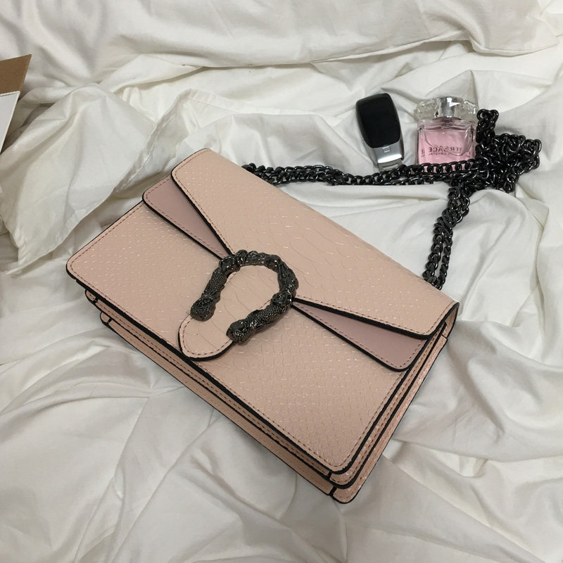 小ck 2020新款潮韩版鳄鱼纹小方包 积旅女士包袋