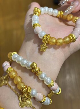 2026香灰粉瓷金蛇手串蛇年本命年太岁化手链北京法物流通处请