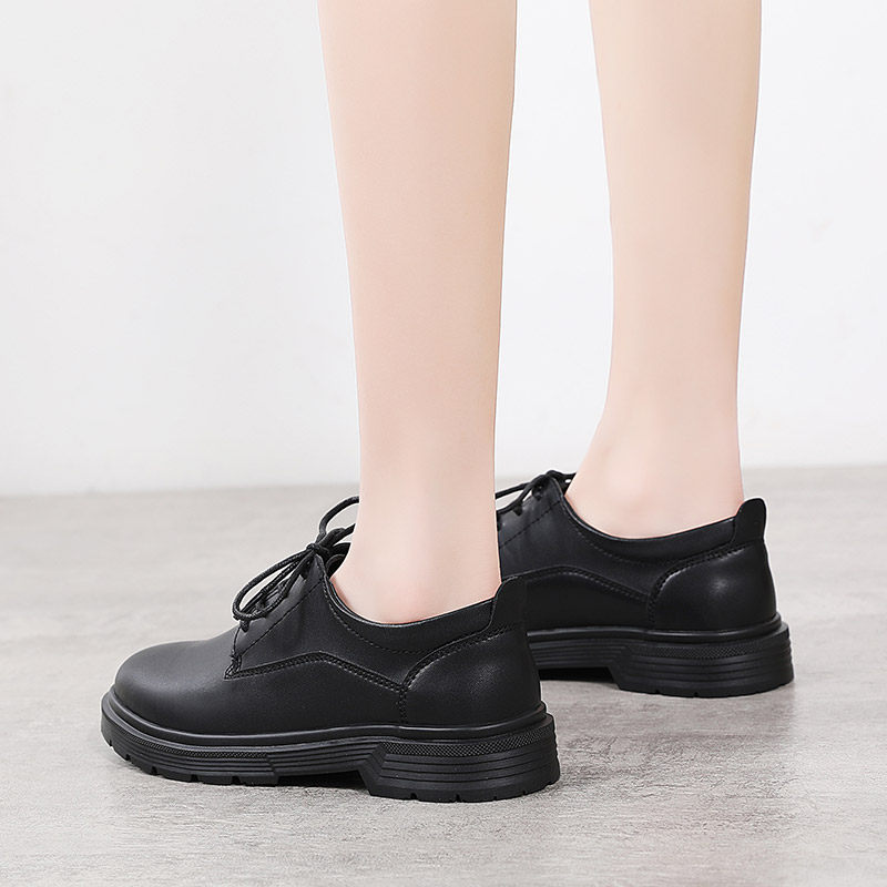 职业小皮鞋女黑色防滑软底上班工作鞋秋冬加绒百搭正装通勤单鞋,淘宝优惠券,粉丝福利购,淘宝优惠卷