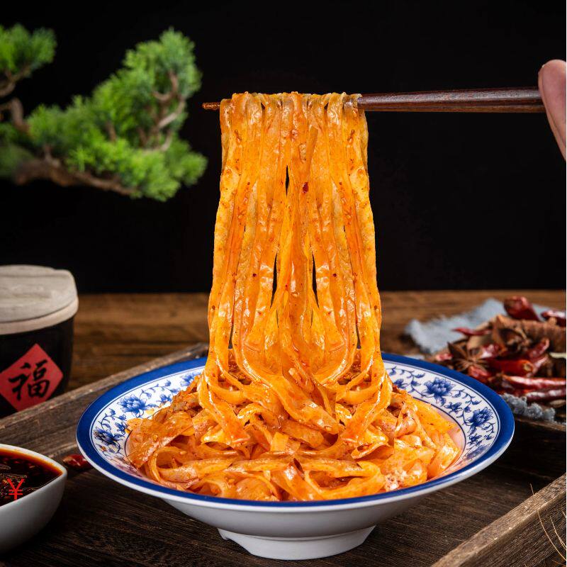 陕西特产宝鸡岐山擀面皮西安凉皮310g每袋真空包装包邮,淘宝优惠券,粉丝福利购,淘宝优惠卷