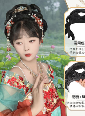 古装汉服假发一体式懒人发髻