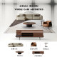 Guangchao Italian top layer cowhide down small apartment sofa