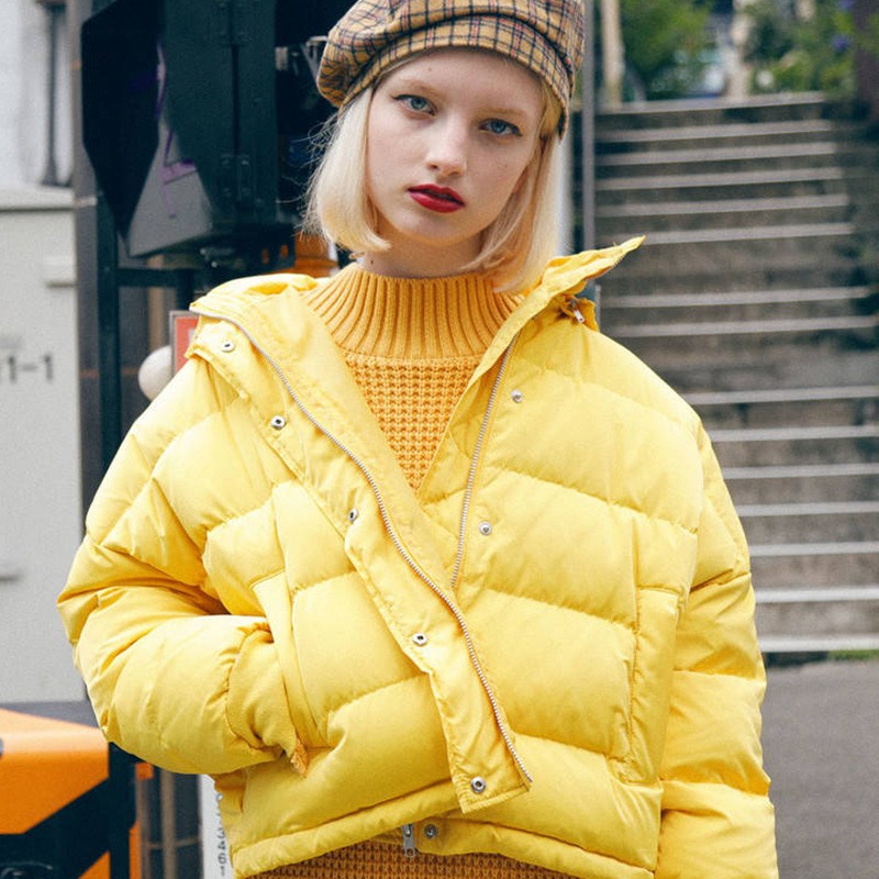 jouetie正反两面穿加厚羽绒服