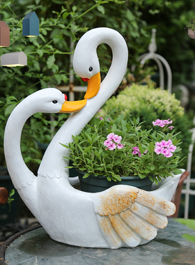 户外创意动物多肉阳台盆栽绿植