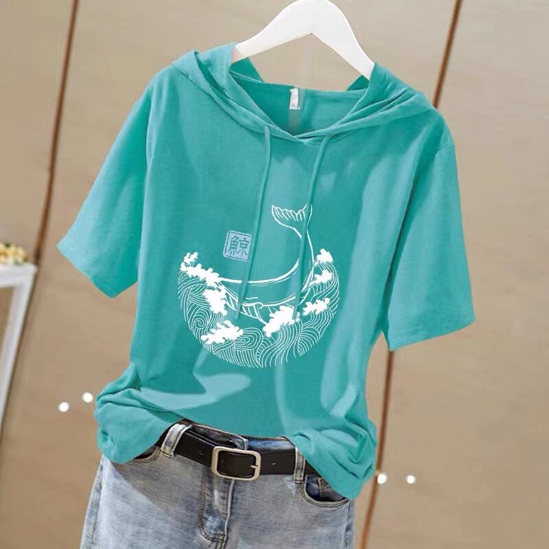 韩国短袖2022新款纯棉休闲显瘦t恤 haadidT恤