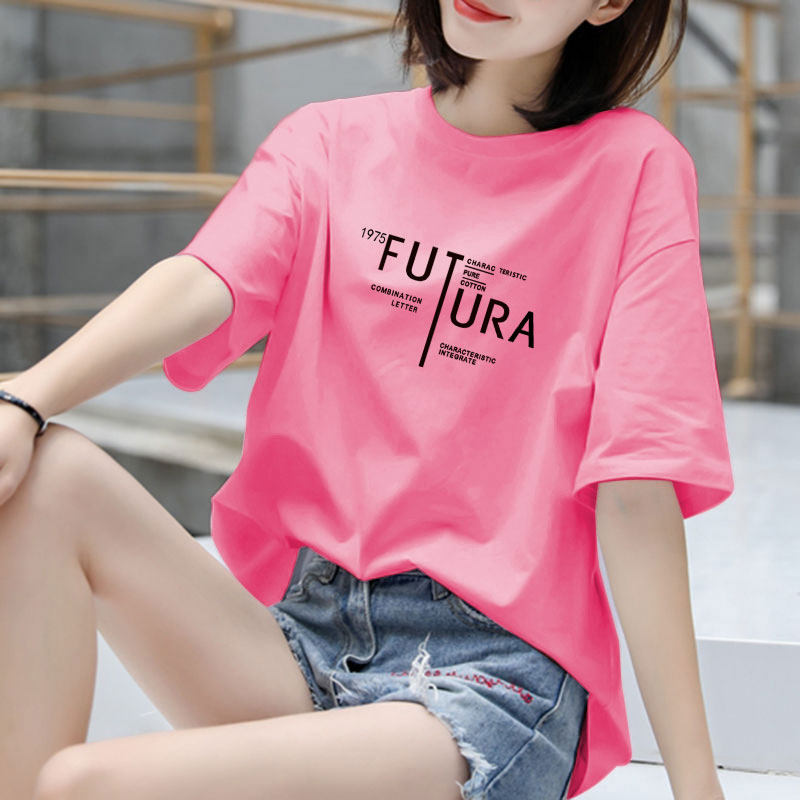 韩国白色短袖宽松春夏新款2022 t恤 haadidT恤