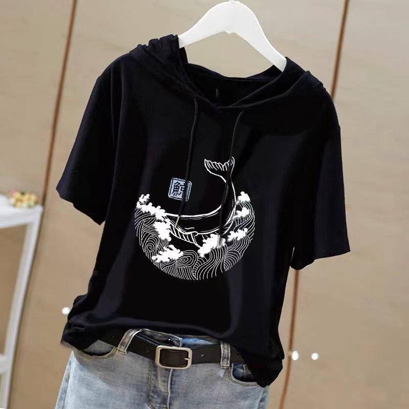 韩国短袖2022新款纯棉休闲显瘦t恤 haadidT恤