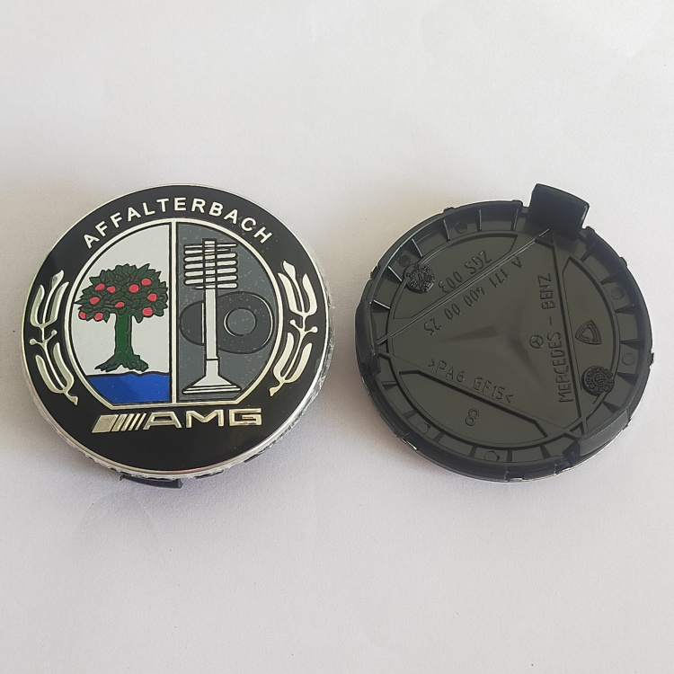 适用奔驰轮毂盖标E300 S350 S400 GLC300 GLE GLK300轮胎标改装 - 图2