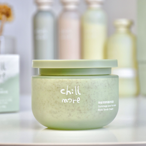 且悠chillmore角鲨烷香氛身体磨砂膏chill more全身清洁官方正品 - 图0