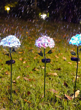 可发光太阳能户外落地摆件阳台花园院子摆件庭院布置景观院子装饰