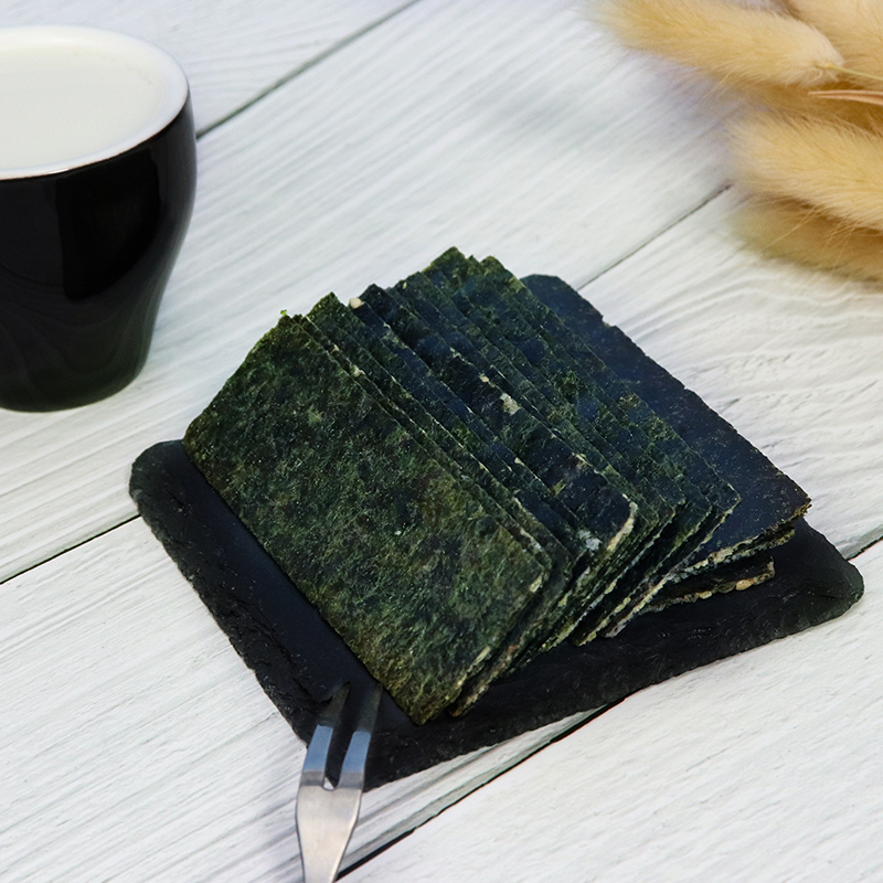 功夫小鸭夹心海苔儿零食即食海味零食坚果芝麻夹紫菜脆片1罐装 - 图2