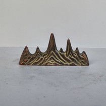 Micro Landscape Mountain Shaped Pendulum Pieces Pen Shelf Mountain Pens Pens town paper Classical landscape styling with little text to play pure copper