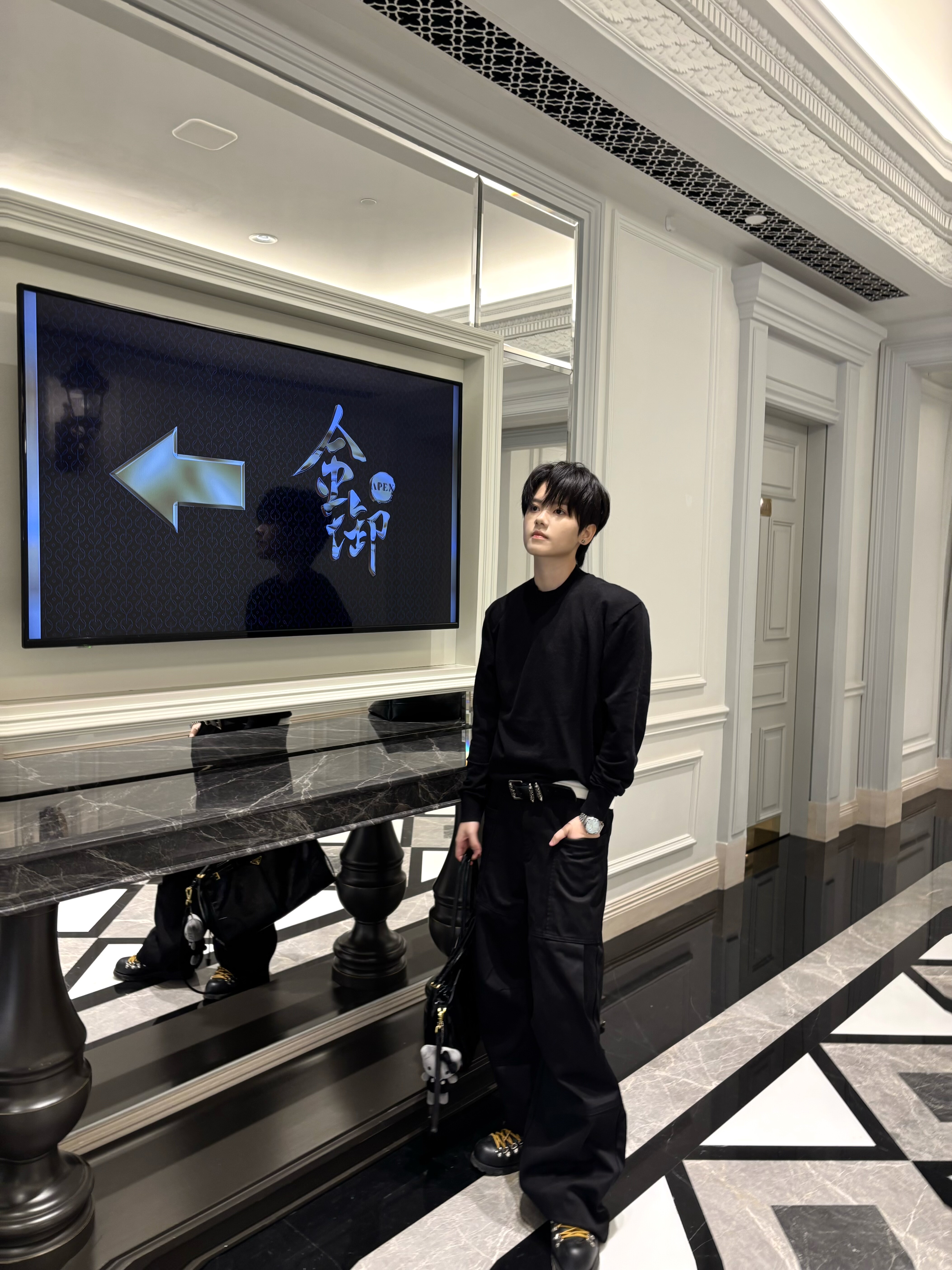 「1012H」复古结构设计硬挺直筒宽松工装裤多口袋阔腿长裤男女,淘宝优惠券,粉丝福利购,淘宝优惠卷