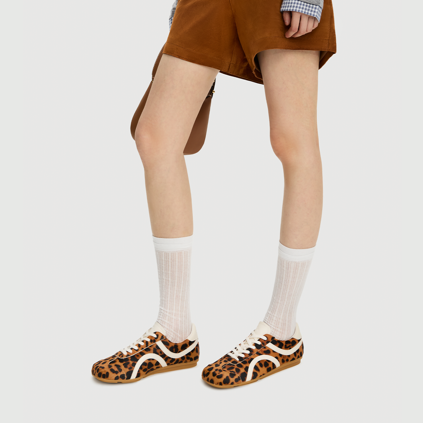 CHOCO CONCERT设计鞋履丨 25AW新品圆方空气德训鞋豹纹棕单鞋女款,淘宝优惠券,粉丝福利购,淘宝优惠卷