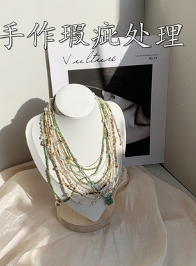 手作饰品瑕疵处理重工法式复古