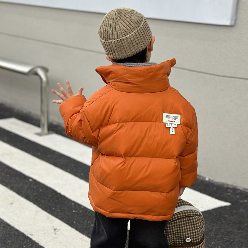 儿童羽绒服冬季加厚男女童纯色面包服短款外套宝宝休闲保暖上衣潮,淘宝优惠券,粉丝福利购,淘宝优惠卷