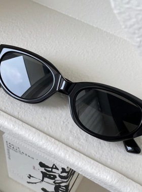 2024新款GM墨镜女方圆脸小众猫眼窄框高级感防紫外线网红太阳眼镜
