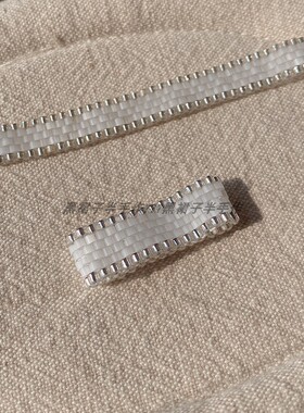 一眼贵货~波光粼粼的日系质感高级感手工串珠米珠戒指手链设计感