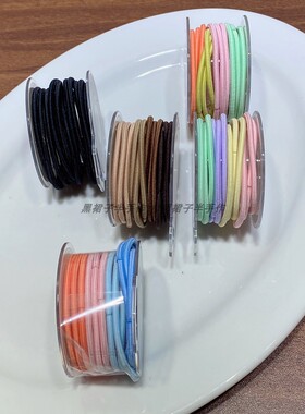 12根装无缝皮筋糖果色质量好