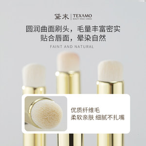 Texamo/黛末唇刷口红刷雾面唇泥唇部晕染唇刷圆头沧州化妆刷