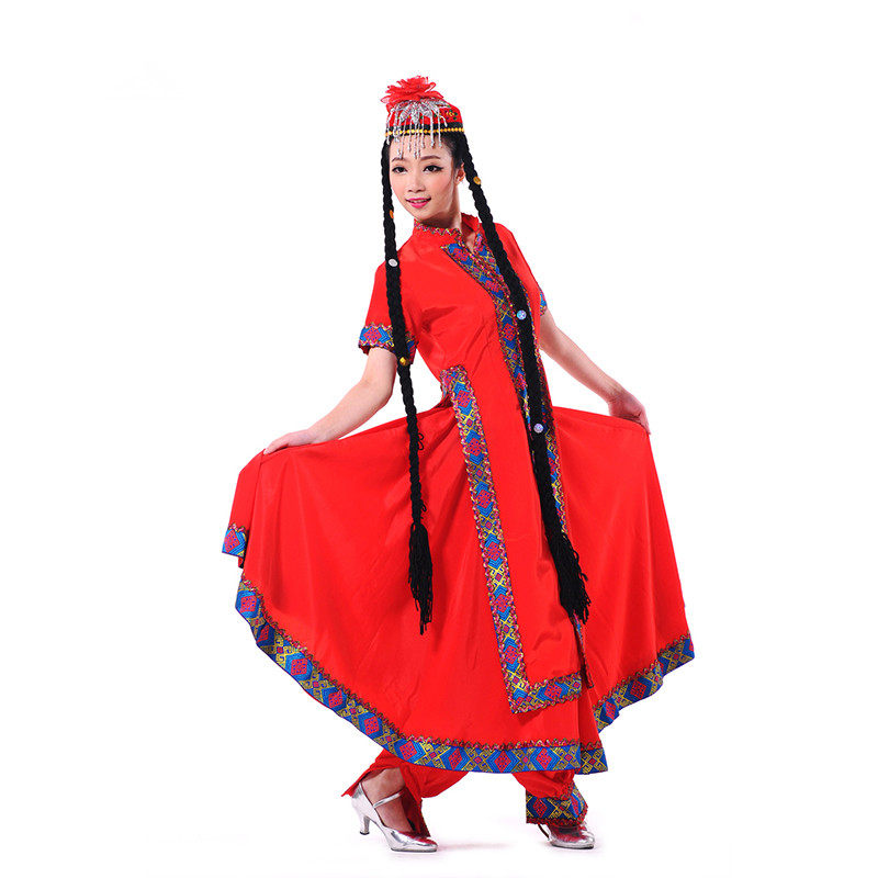 新疆舞蹈演出服装少数民族2019新款 慕希芙民族服装/舞台装