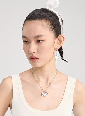 lost in echo2024夏季新款原创设计夸张大叶手工彩色耳环合集