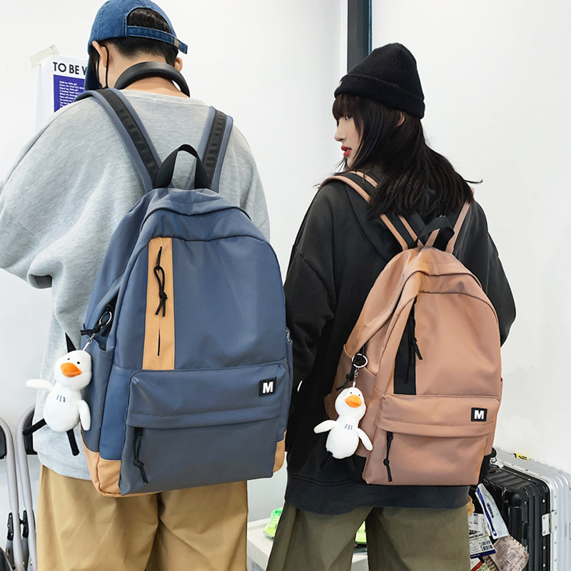 男大学生可放电脑潮酷日系双肩包 仟仁狮双肩背包