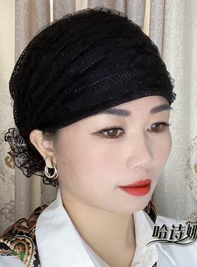 哈诗娜民族风女夏季弹力帽子