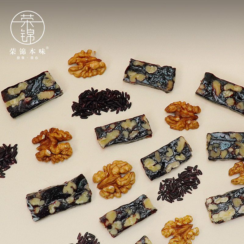 【直播专属】荣锦本味血糯米核桃糕200g休闲零食孕妇吃健康不甜