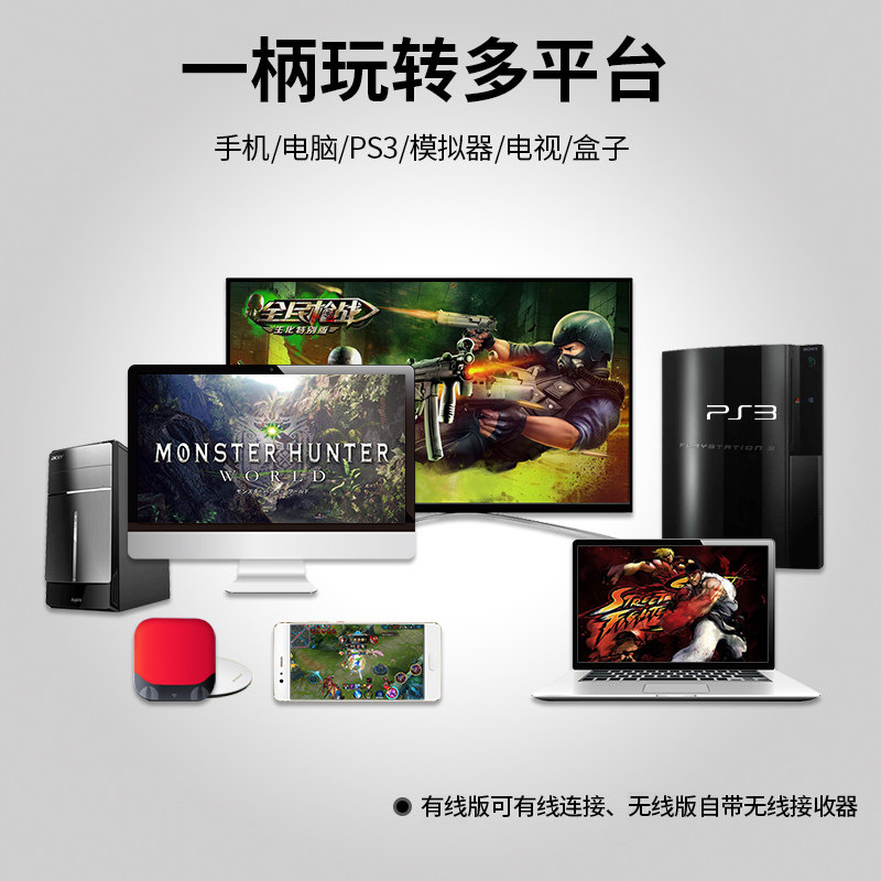 盖世小鸡GameSIr T4pro无线版T4W有线switch电脑PCps3游戏手柄 - 图1