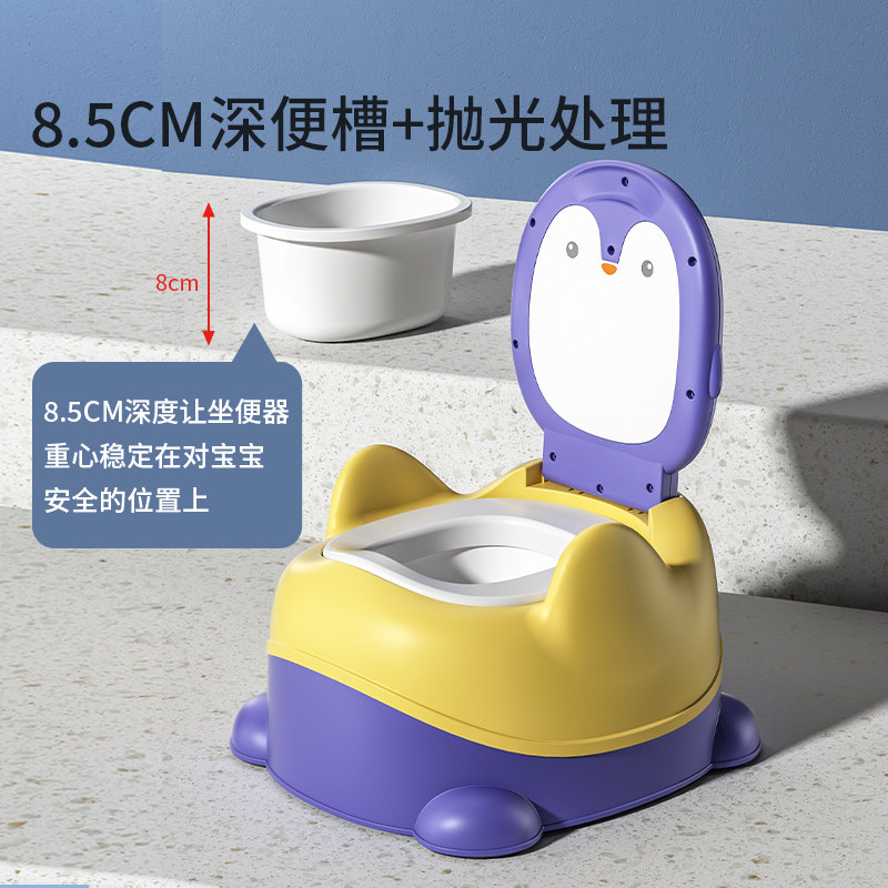 小袋鼠巴布儿童女宝宝坐便器座便 小袋鼠巴布儿童坐便凳