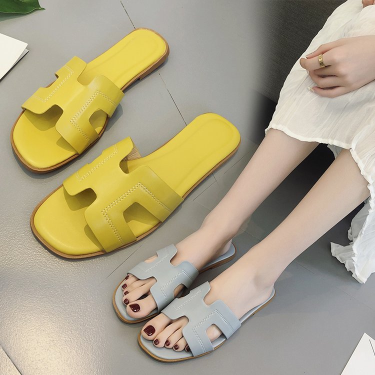 虹语儿拖鞋女夏季东方报码网红凉鞋平底外穿时尚水钻露趾一字拖沙滩鞋 虹语儿拖鞋女夏季东方报码网红凉鞋平底外穿时尚水钻露趾一字拖沙滩鞋