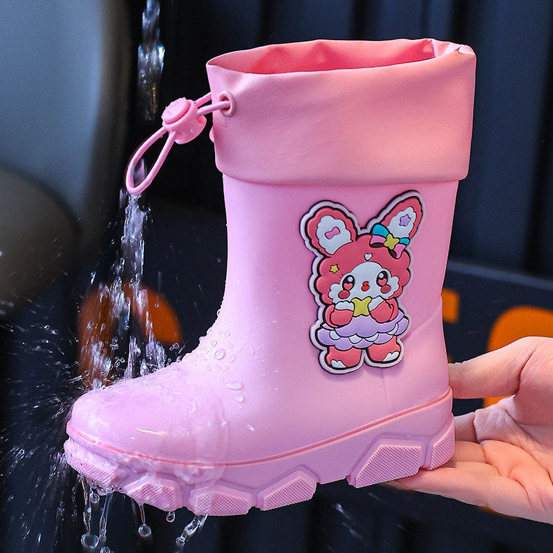 儿童雨鞋男童女款宝宝女孩2025新款幼儿园上学专用水鞋男孩小雨靴,淘宝优惠券,粉丝福利购,淘宝优惠卷