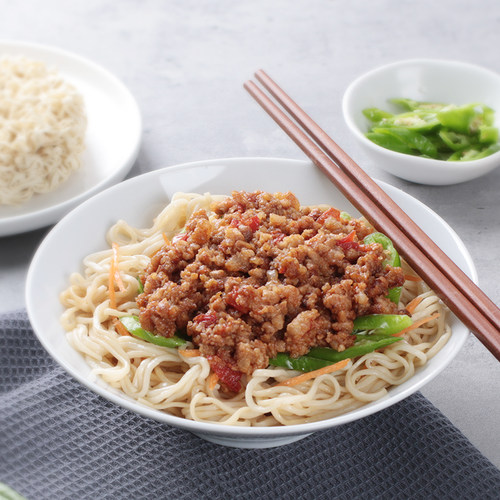 精力沛纯麦麦胚芽面纯麦面干面饼非油炸早餐面条速食碱面910g*2盒 - 图3