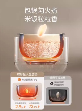 【国补15%】美的陶瓷釉电饭煲