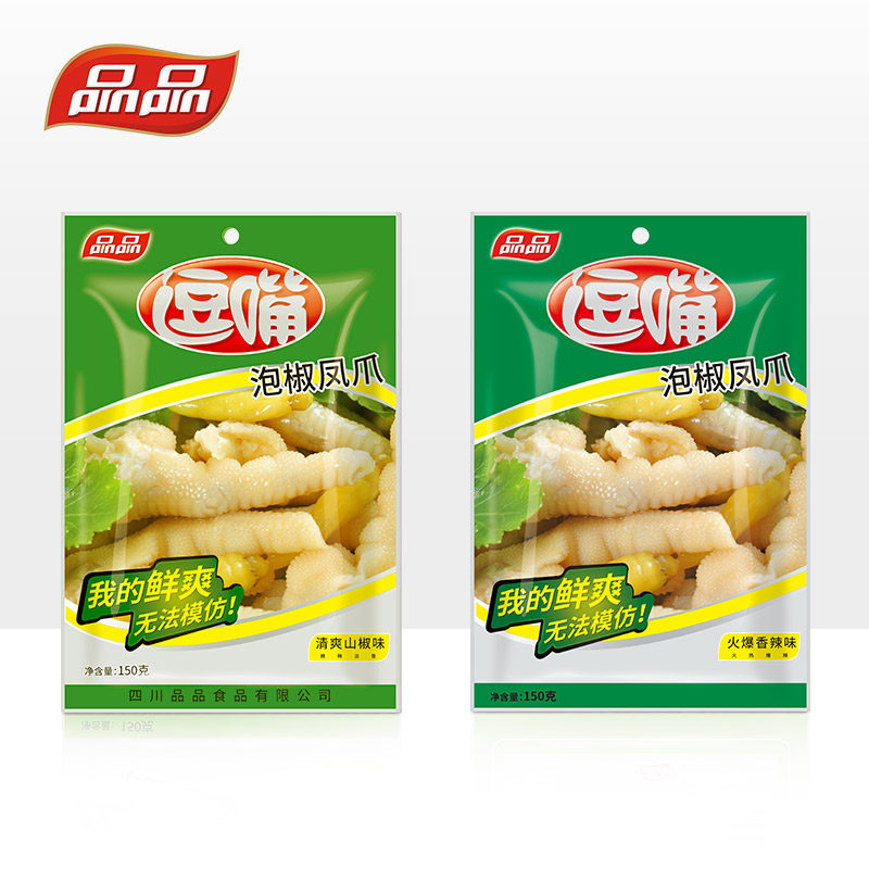 品品逗嘴泡椒凤爪逗趣香泡酸鸡爪小吃追剧休闲网红零食解馋辣味 - 图2