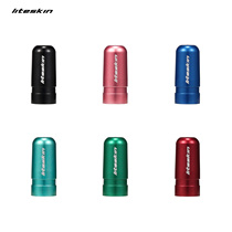 Liteskin Light Cloud Aluminum Alloy Gas Mouth Cap Mountain Bike road car bike Flip valve cap dust cap