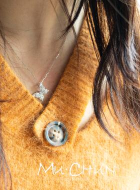 轻奢送礼物小众蝴蝶项链s925纯银