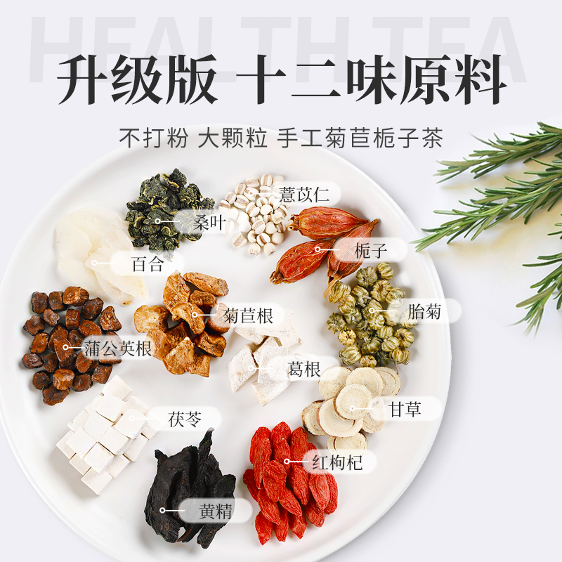 老谷头菊苣栀子茶根绛酸排高茯苓葛根尿清痛菊苣养栀子生茶风 老谷头菊苣栀子茶根绛酸排高茯苓葛根尿清痛菊苣养栀子生茶风