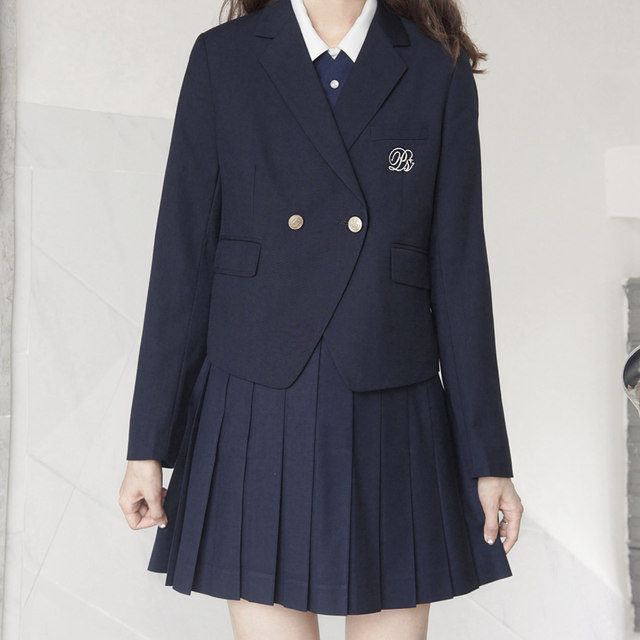 Thorn piece jk uniform college style suit jacket for women