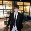 Dk uniform original college style suit top boys suit jacket graduation student suit