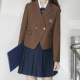 Thorn piece jk uniform college style suit jacket for women