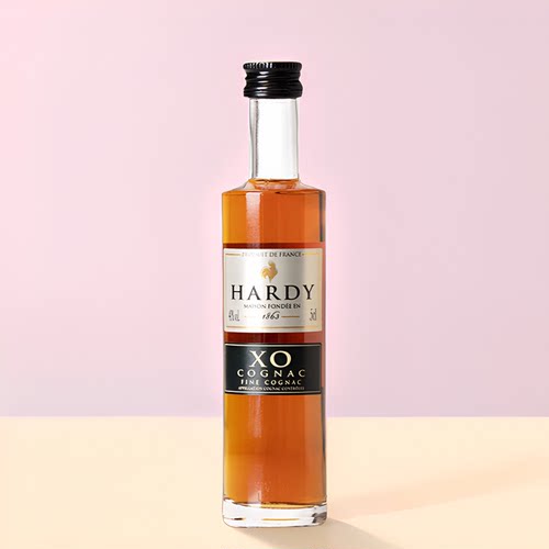 贺迪HARDY法国XO干邑白兰地50ml小酒版 - 图0