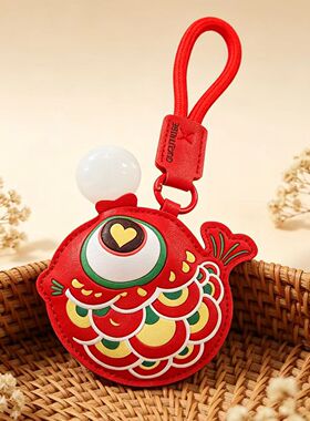 高颜值小鱼吐泡泡解压钥匙扣挂饰