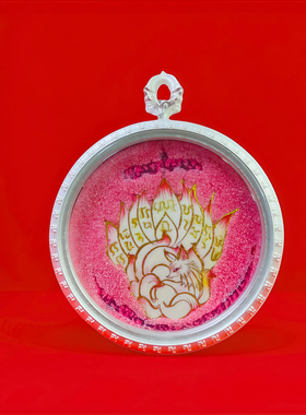 【正品唐卡】九尾狐吊坠项链梵仙山狐狸挂牌胡家供奉高档唐卡定制