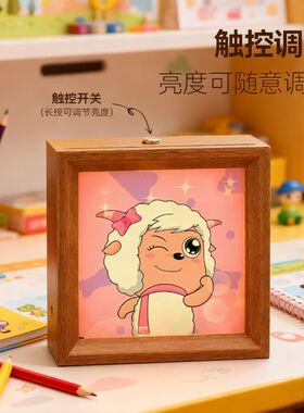 喜羊羊与灰太狼励志可爱相框