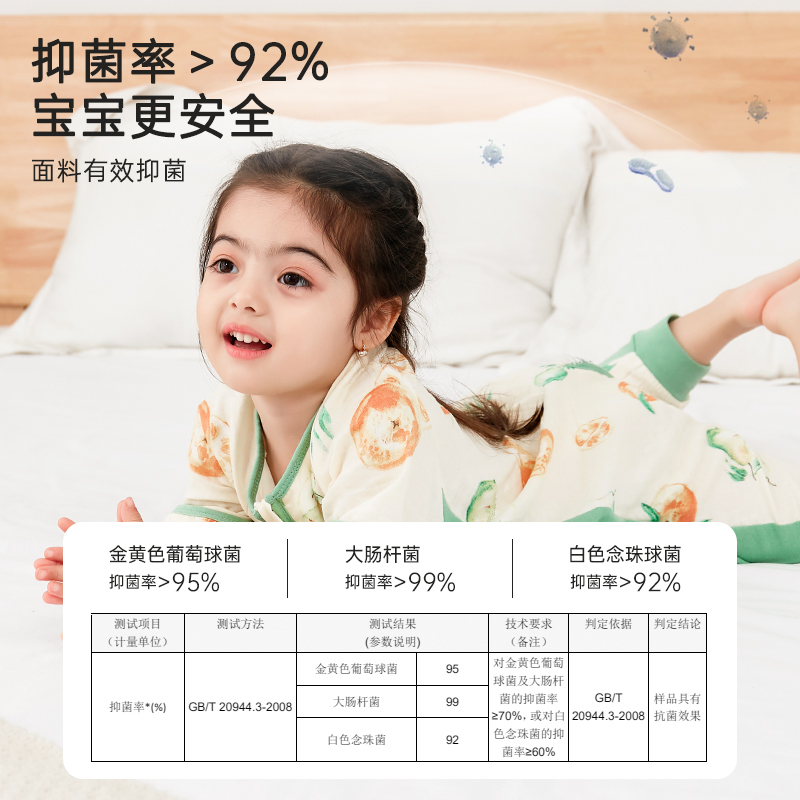 思萌嬰兒分腿睡袋春秋款恒溫寶寶夏季紗布純棉防踢被兒童四季通用_smooms旗艦店_嬰童用品